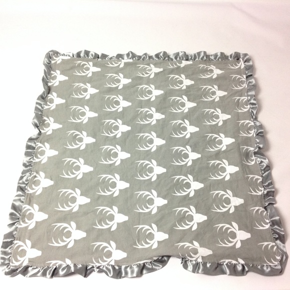 Kids Furry Bed Cover Gray One Size